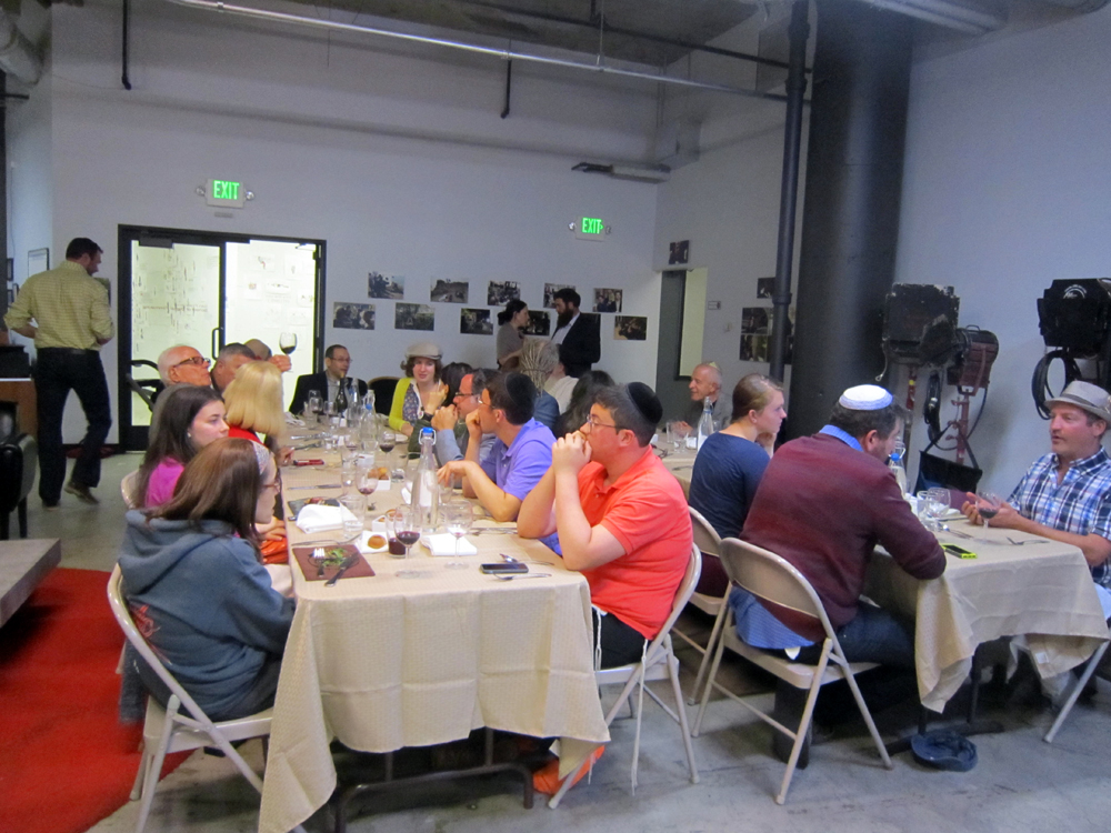 Guests at a recent kosher pop-up in San Francisco. Photo: Alix Wall