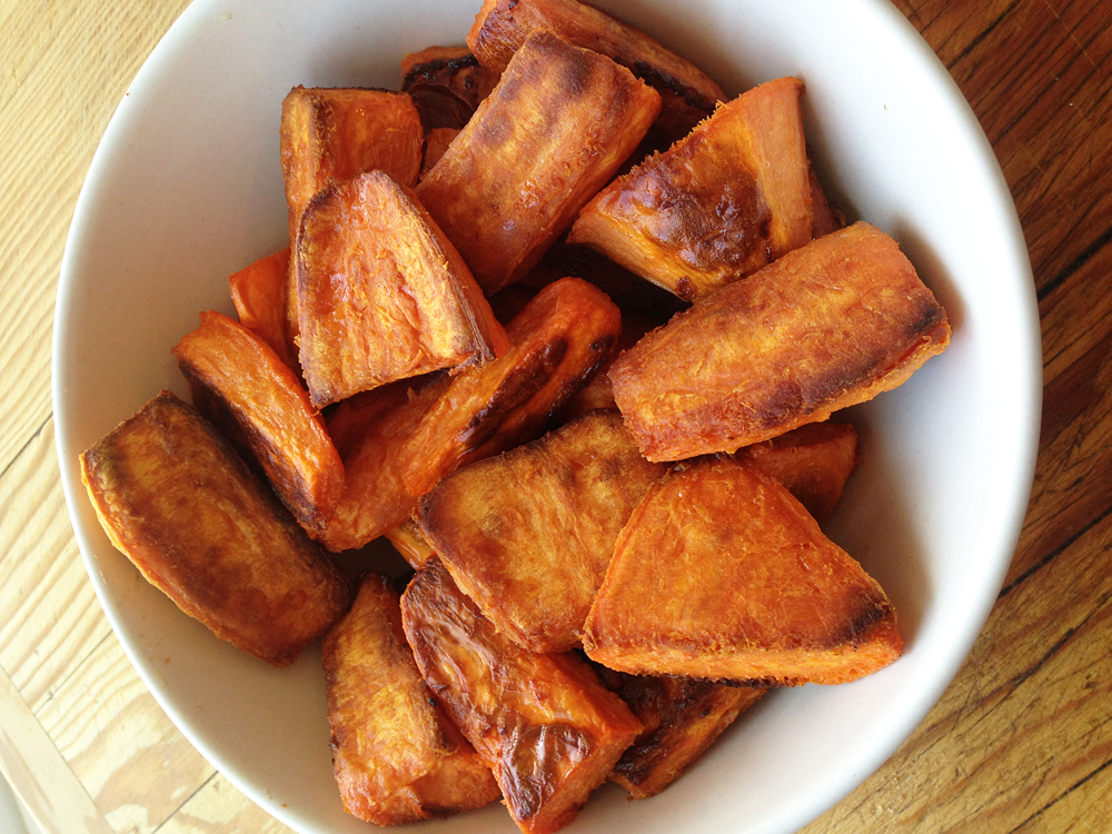 Sweet Potato Roasties. Photo: Kim Laidlaw