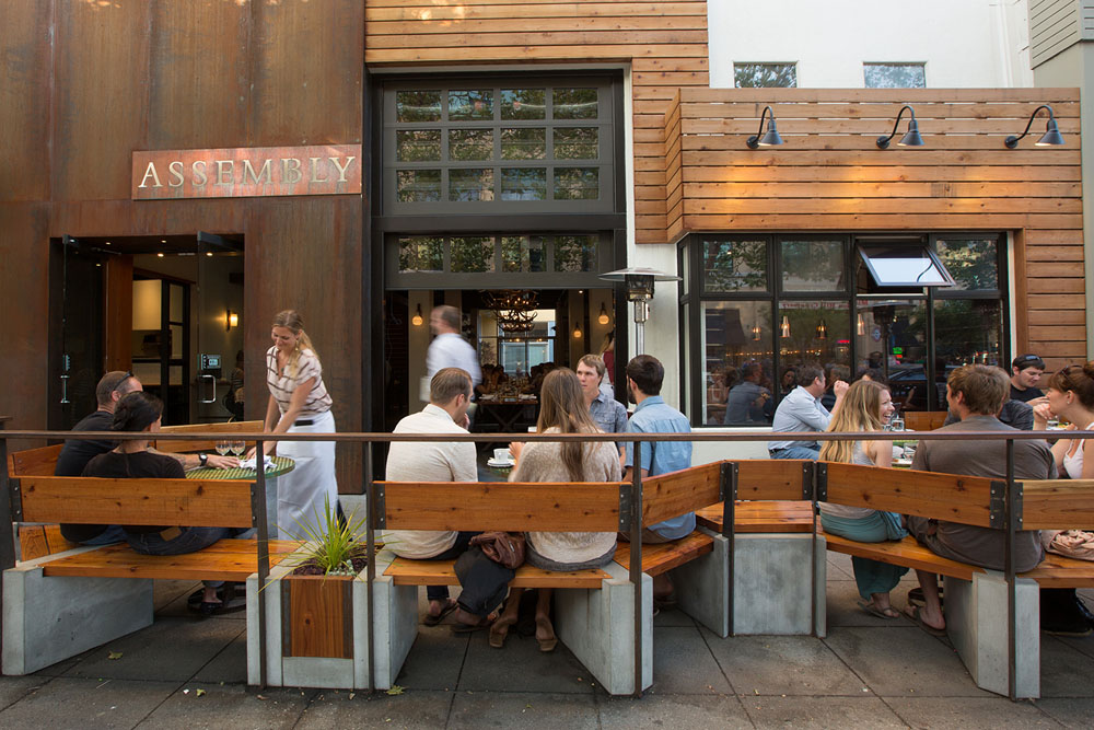Located in downtown Santa Cruz, Assembly serves food throughout the day and has moderate prices. Photo: Molly Watson