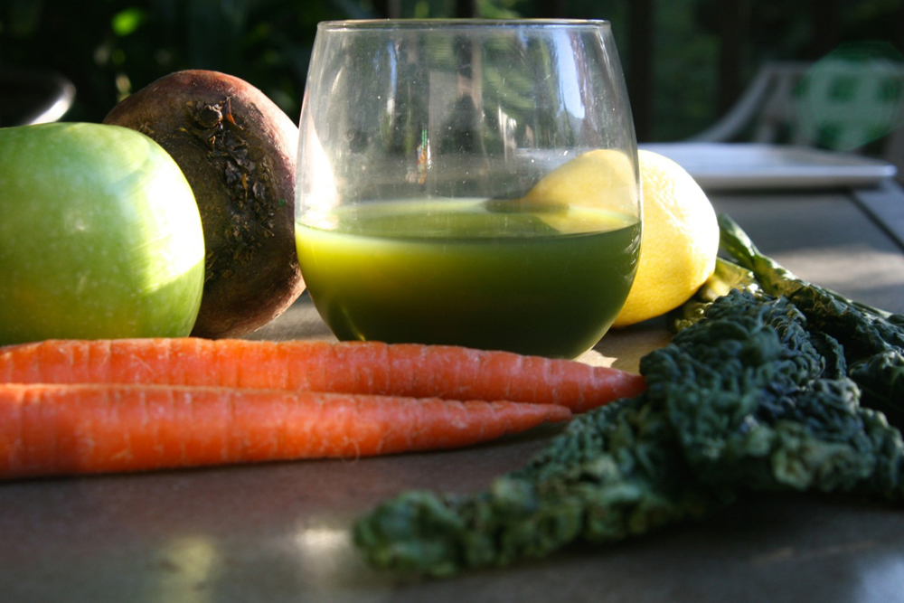 Fresh fruit and vegetable juice. Photo: Lisa Landers