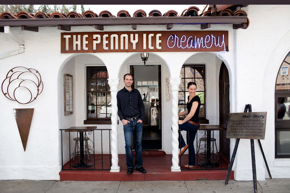 The first food business the partners opened was an ice cream parlor where everything -- even the ripples and add-ins -- is made from scratch. Photo: Molly Watson