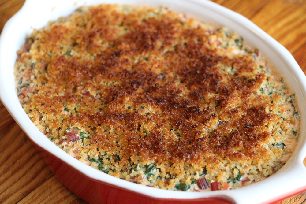 Creamed Chard with Buttery Breadcrumbs. Photo: Wendy Goodfriend