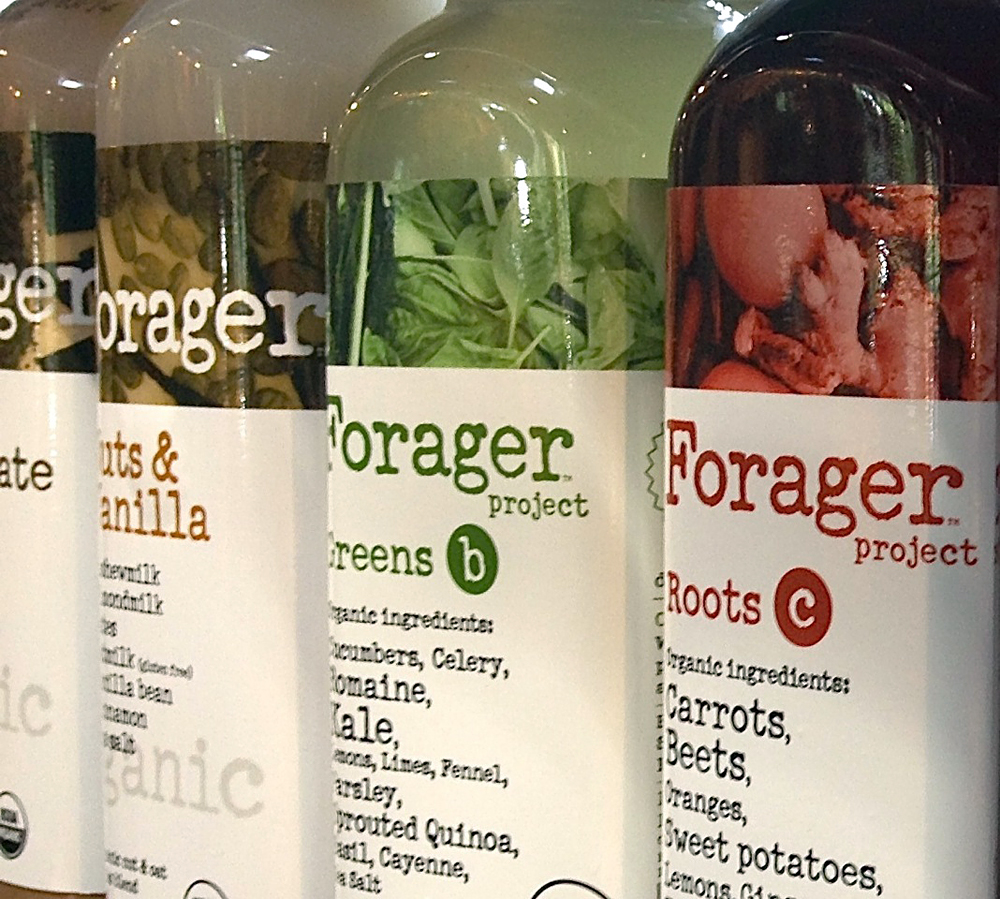 The Forager Project juices. Photo: Lisa Landers