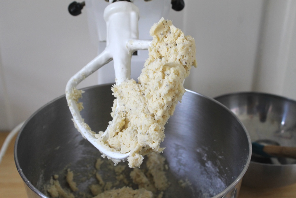 The cracker dough comes together in a matter of minutes. Photo: Kate Williams