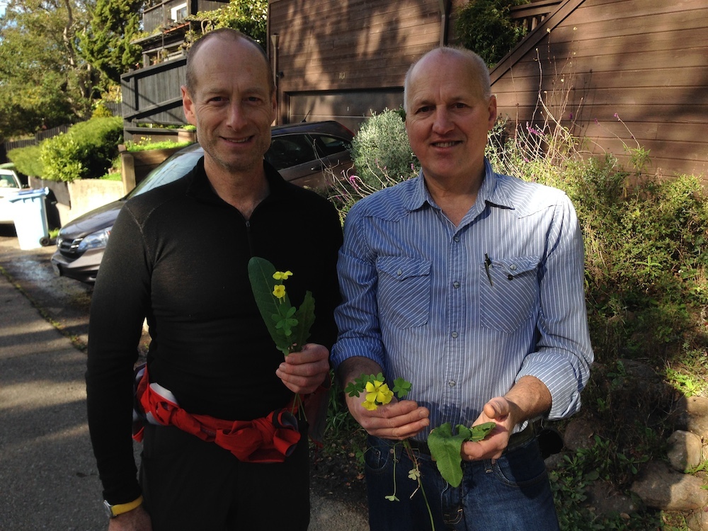 Philip Stark and Tom Carlson call themselves botanical rubberneckers. Photo: Angela Johnston