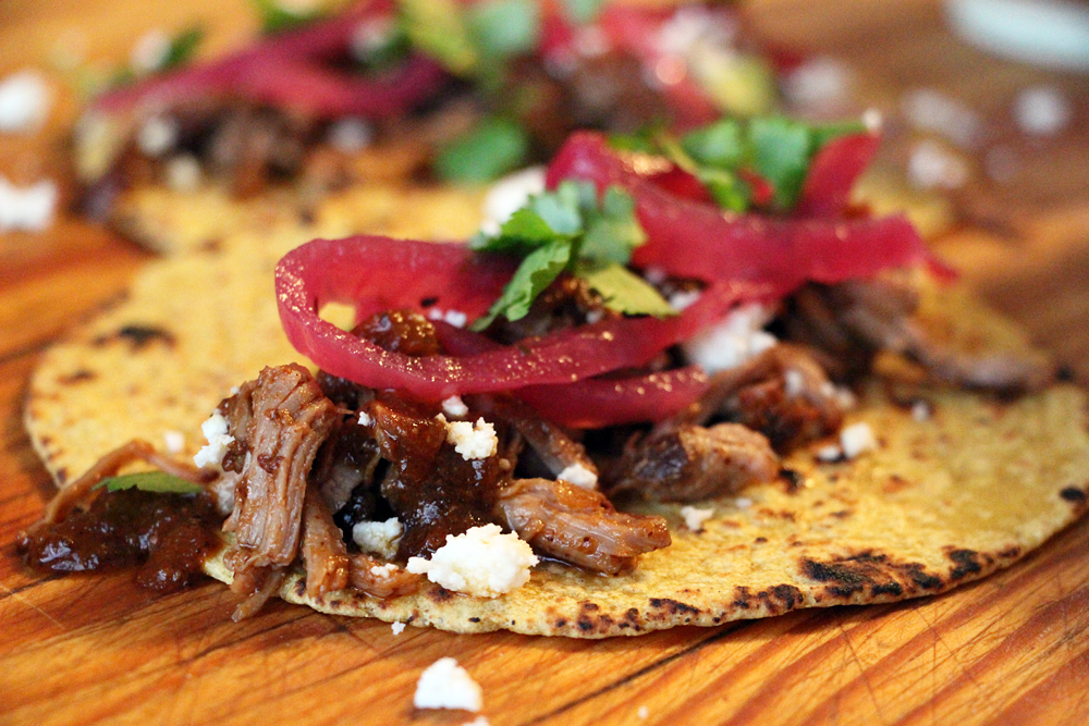 Slow-Cooker BBQ Pulled Pork Tacos. Photo: Wendy Goodfriend