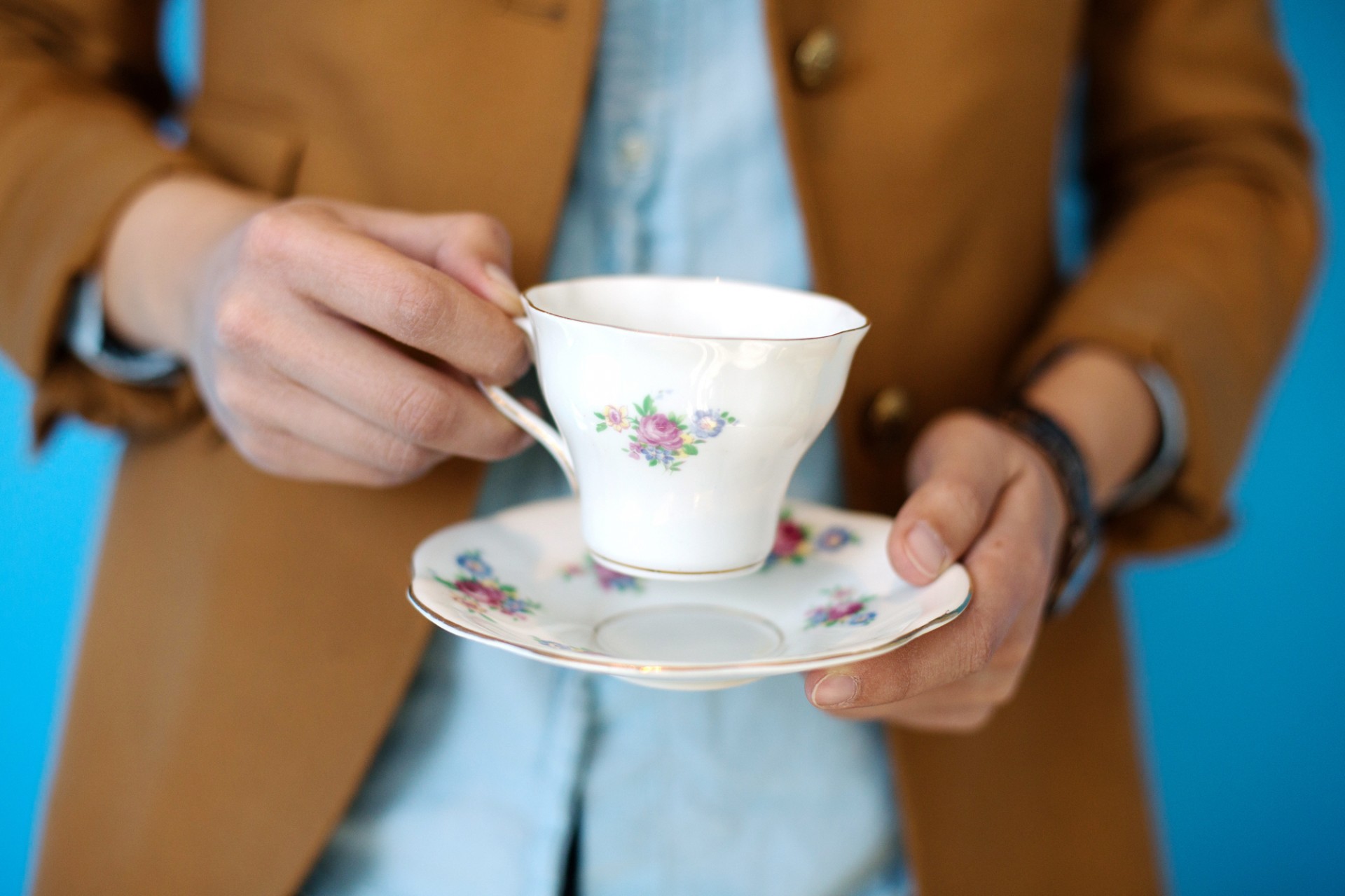 The perfect cup of tea, prepared by Alison Bruzek. Photo: Meredith Rizzo/NPR