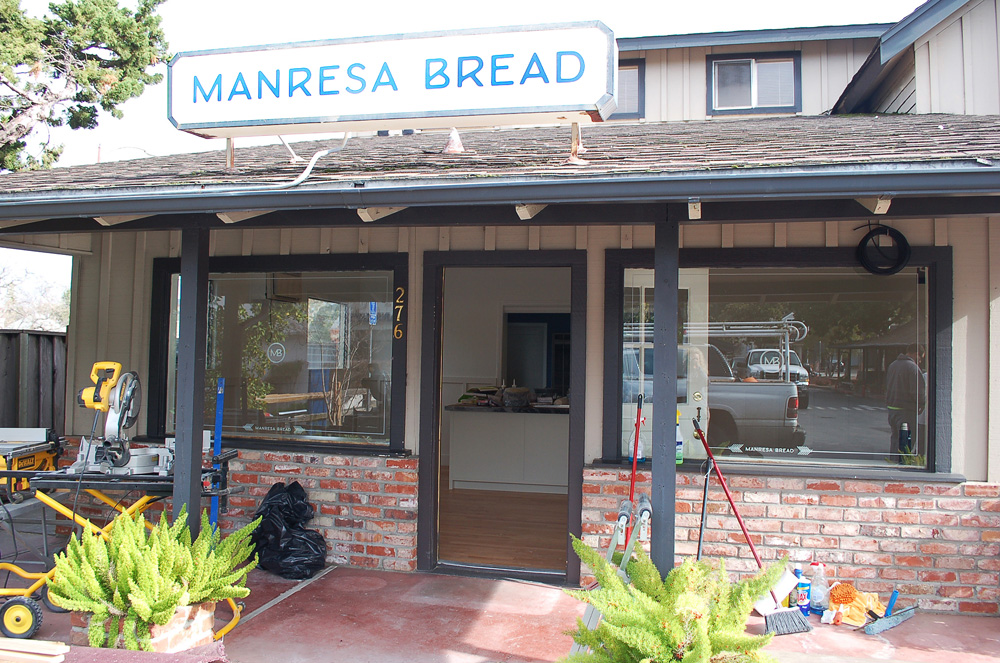 Final construction is taking place at the retail store a short walk from Manresa restaurant, which will feature take-out bread, pastries and coffee. Photo: Susan Hathaway