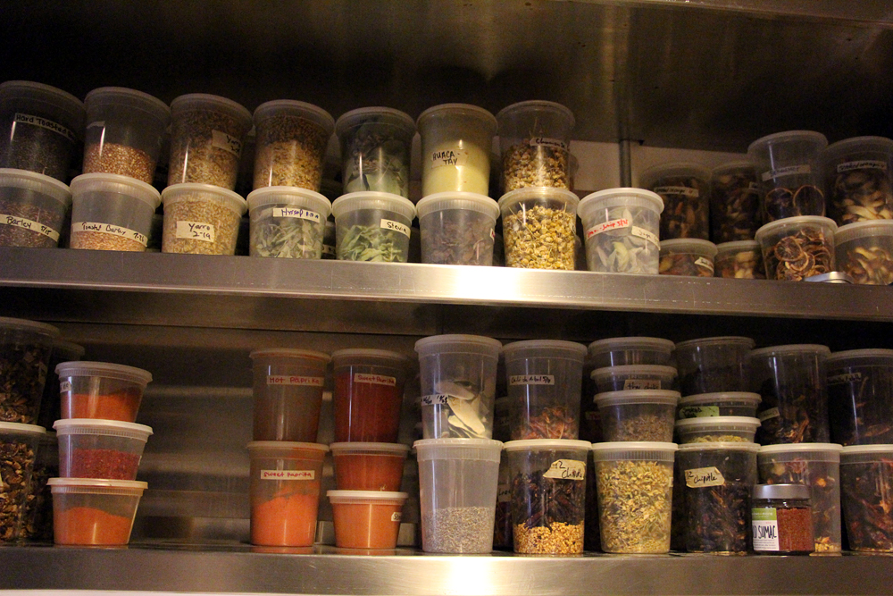 Paprikas and other items in pantry. Photo: Wendy Goodfriend
