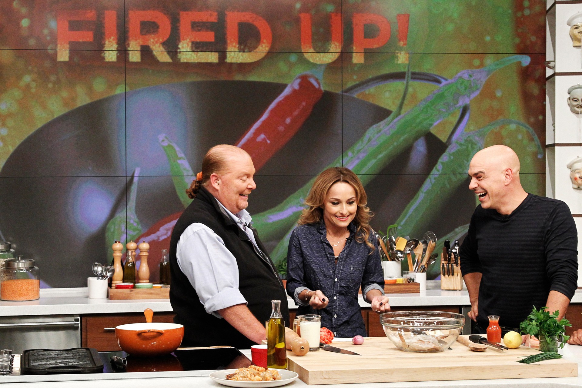 Celebrity chef Giada De Laurentiis during a guest appearance on ABC's The Chew last fall. She can cook rich foods and keep her trim figure, but new research suggests that's a difficult feat for amateur cooks watching along at home. Photo: Lou Rocco/ABC/Getty Images
