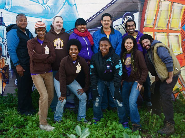 The staff of People’s Grocery, a nonprofit whose projects range from educating local kids to subsidized CSA boxes. Photo: People’s Grocery