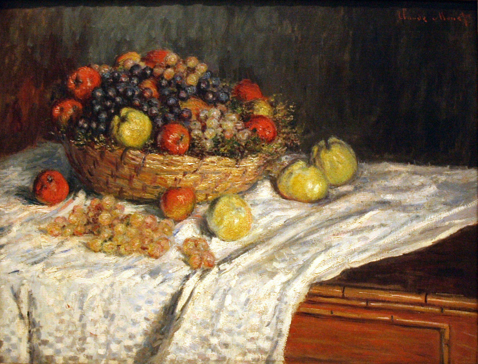 Monet's Apples and Grapes, circa 1879-80