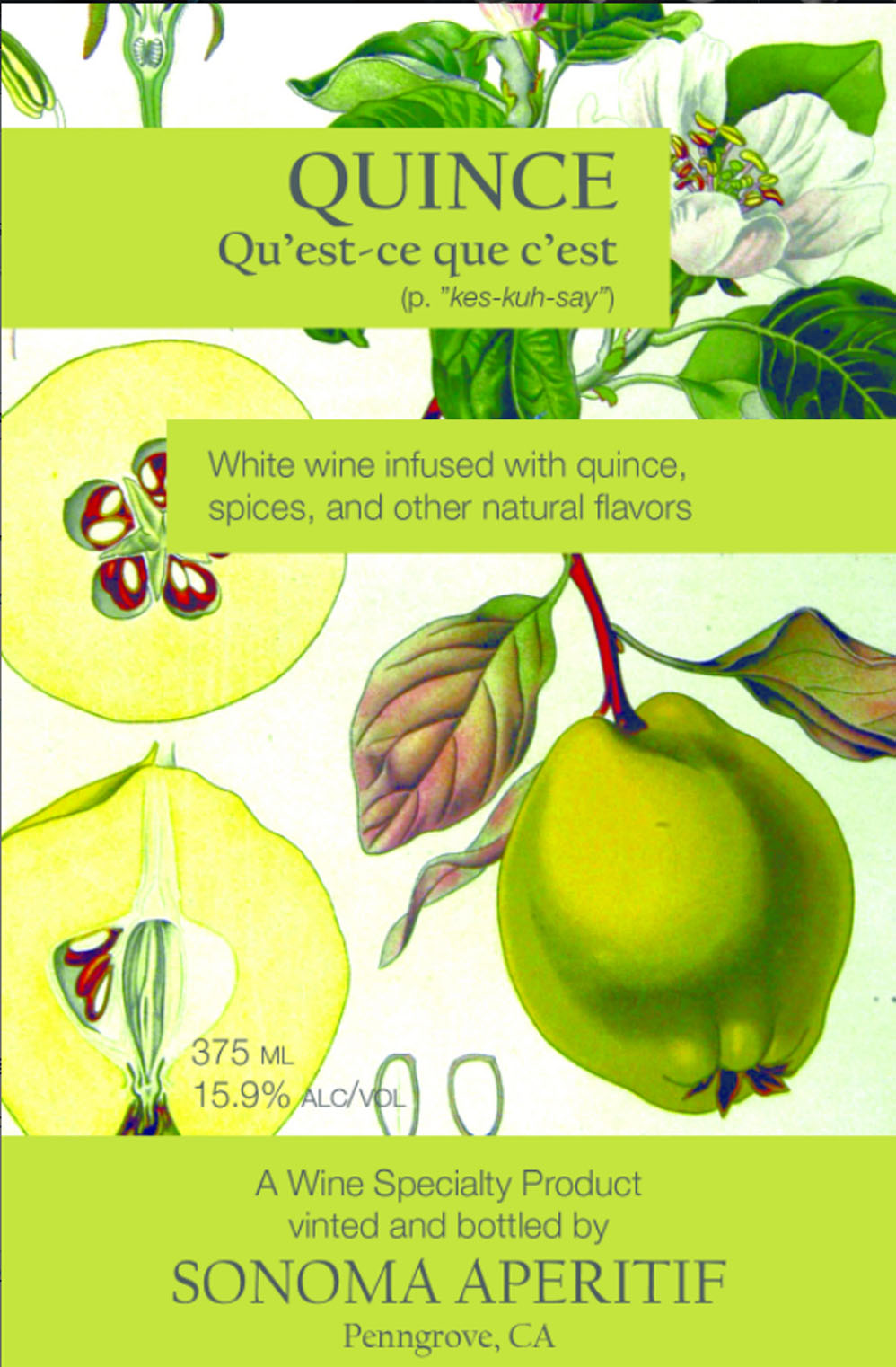 Quince label