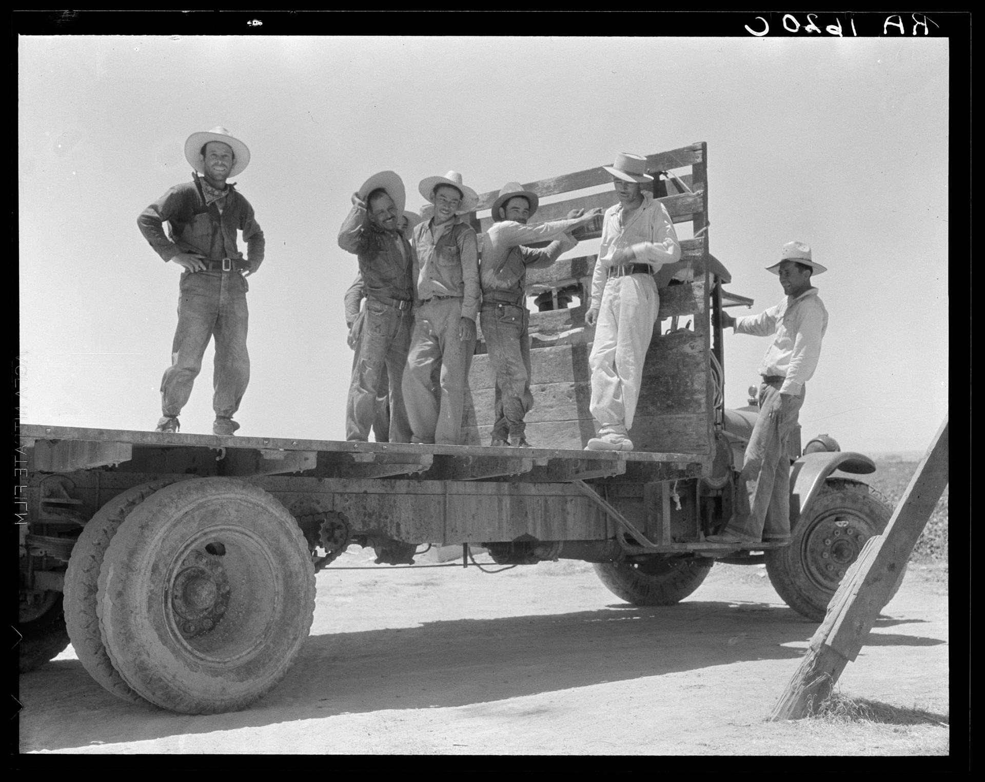 "Off for the melon fields (Mexican labor)." Imperial Valley, Calif. 1935