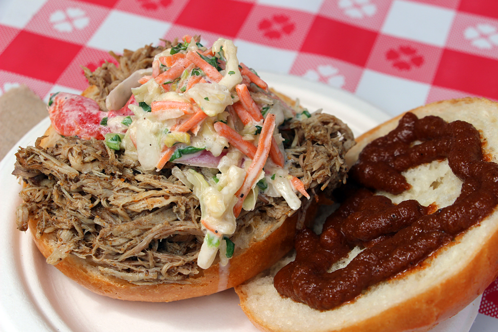 Pulled pork sandwich from Southpaw in 2014. 