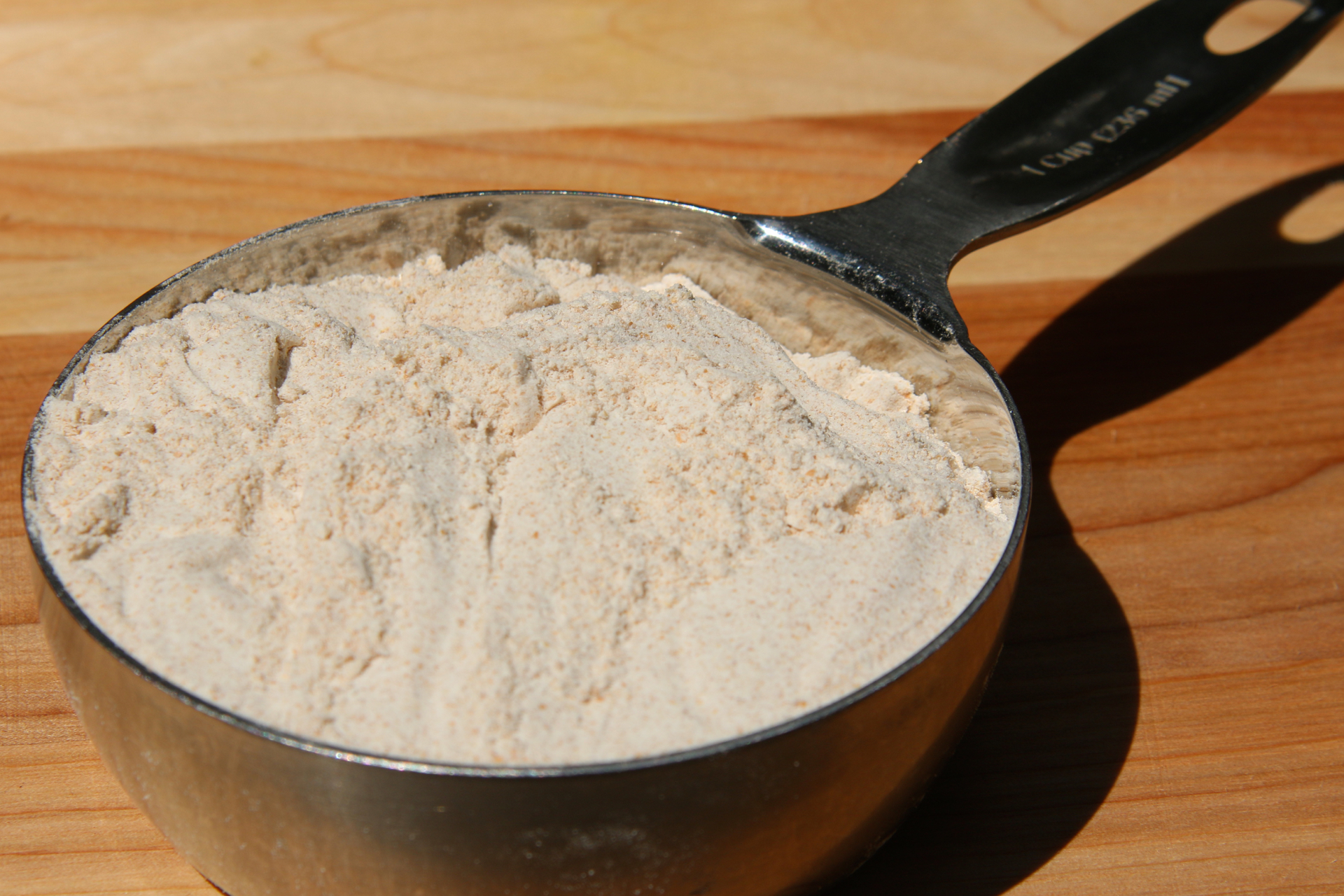 Whole-wheat flour.