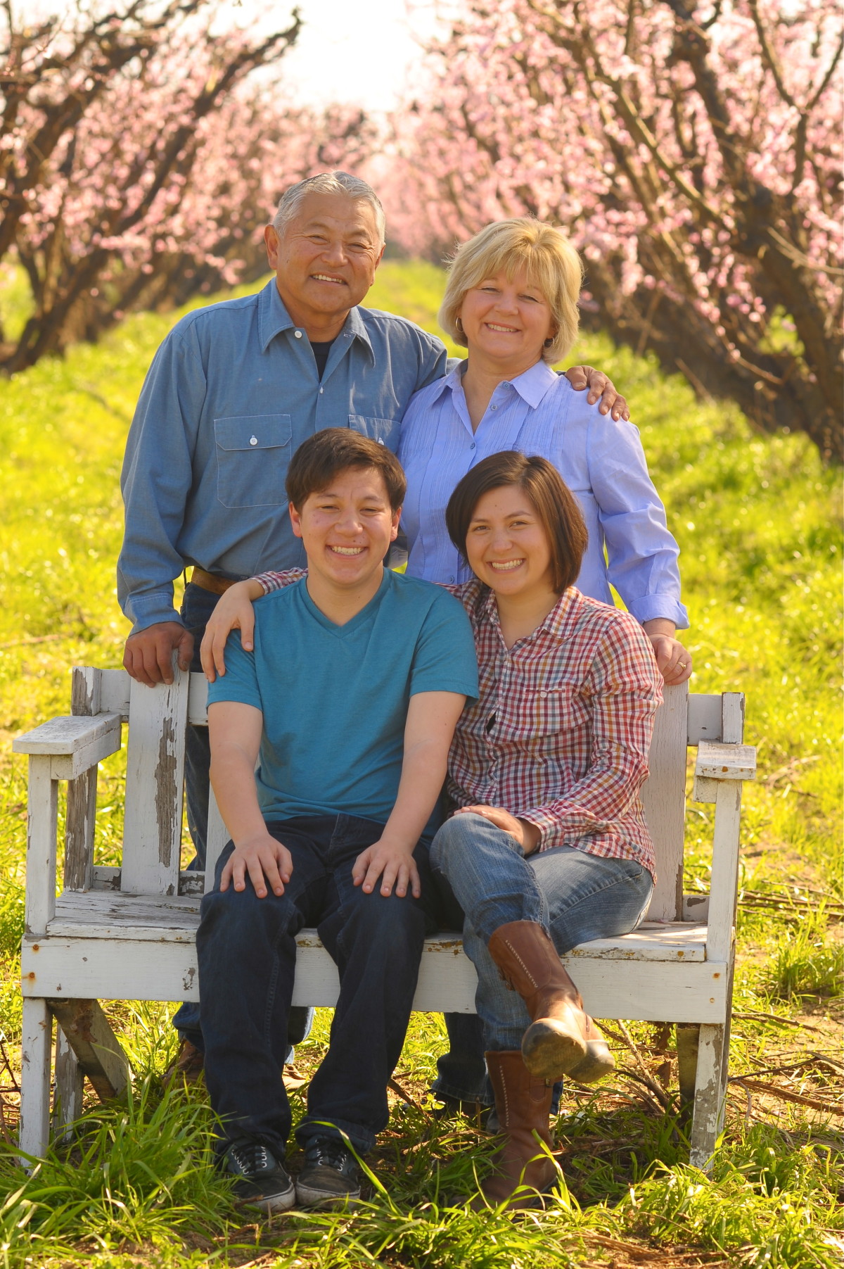 The Masumoto family before the drought.