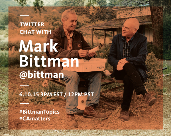 Mark Bittman Twitter Chat