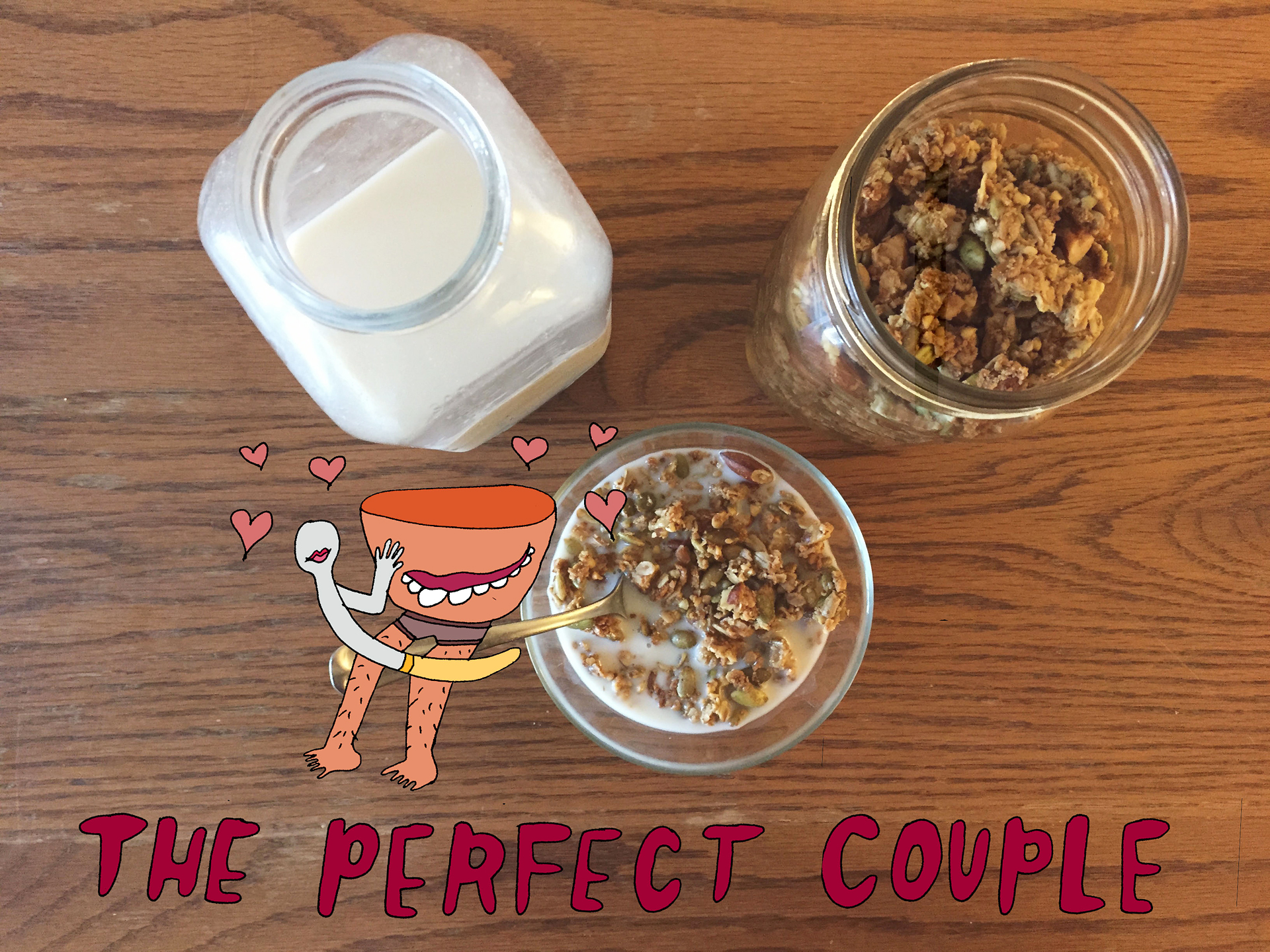 The Perfect Couple: Granola and Almond Milk