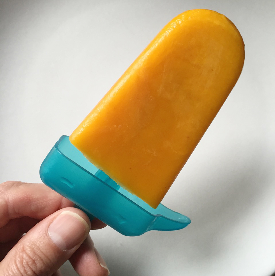 Spicy Mango Ginger Popsicle