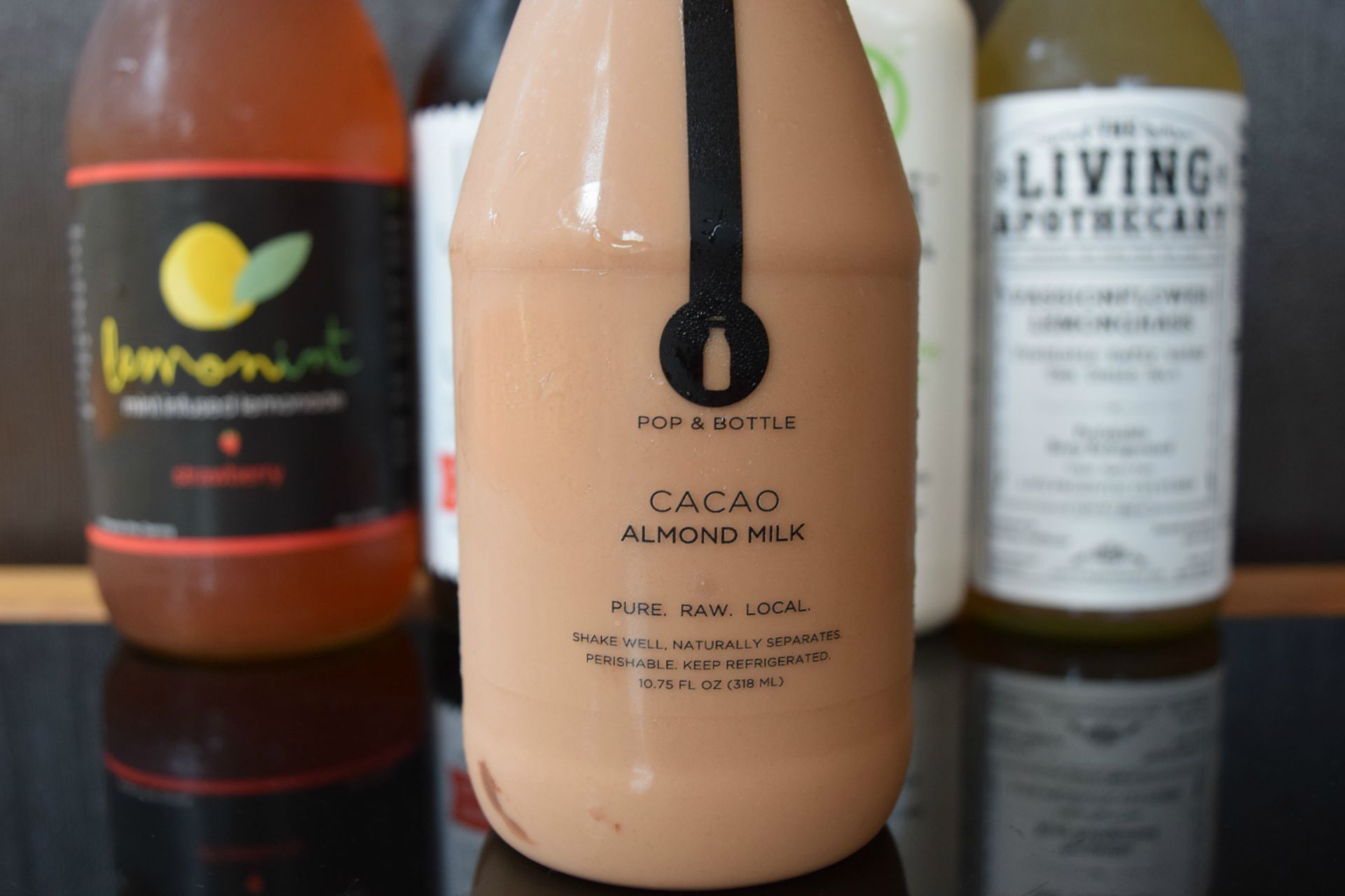 Pop & Bottle Cacao Almond Milk.