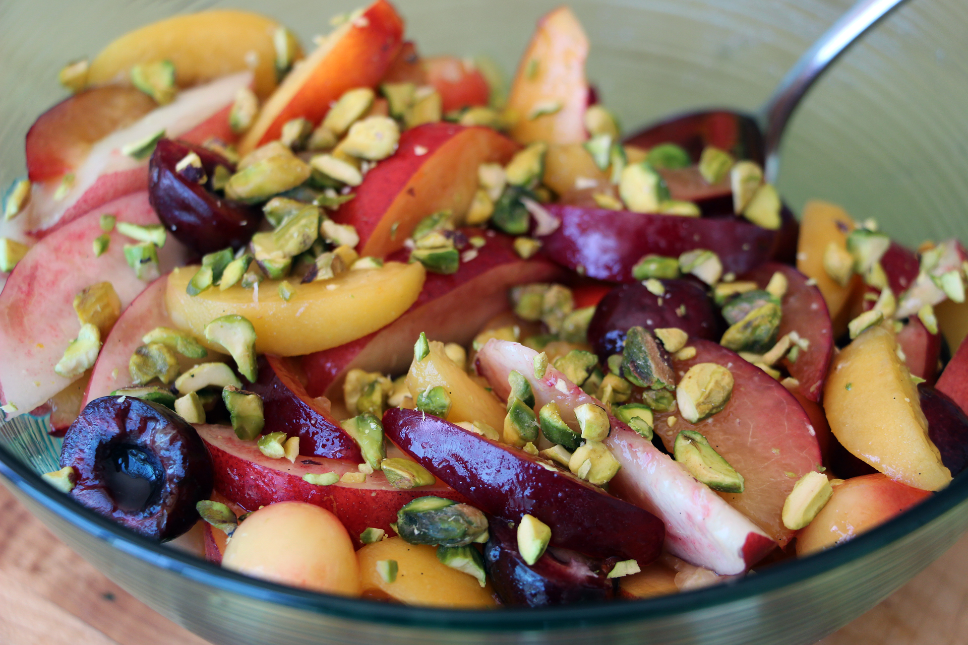 Serve Summer Stone Fruit Salad.