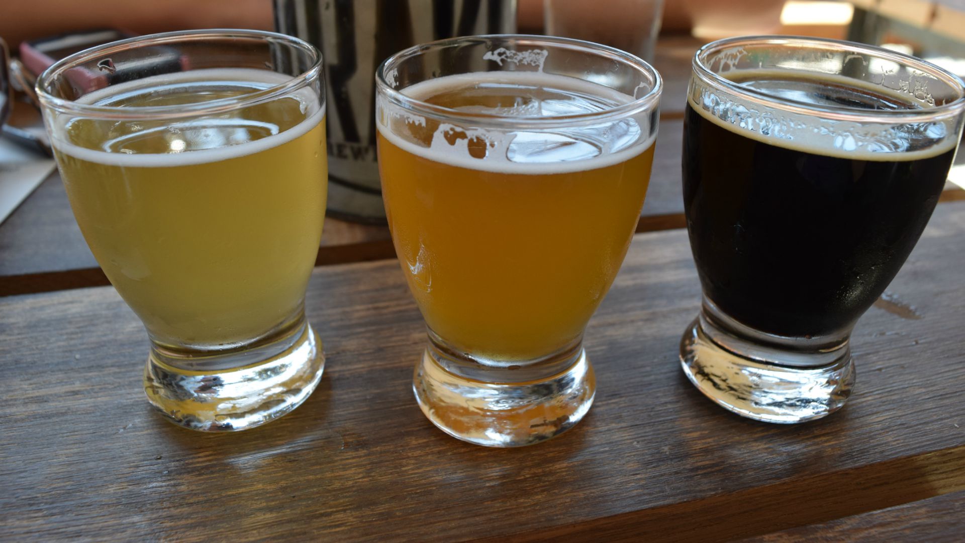 Left to right: Oaklander Weisse, Aroma Paloma, Black Robusto
