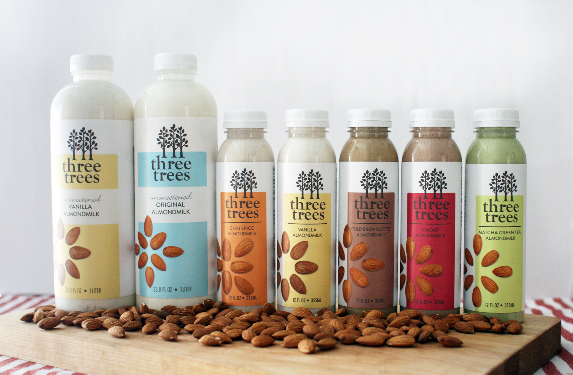 Three Trees offers a thicker almond milk and uses organic cane sugar as a sweetener, making it more of an indulgence.