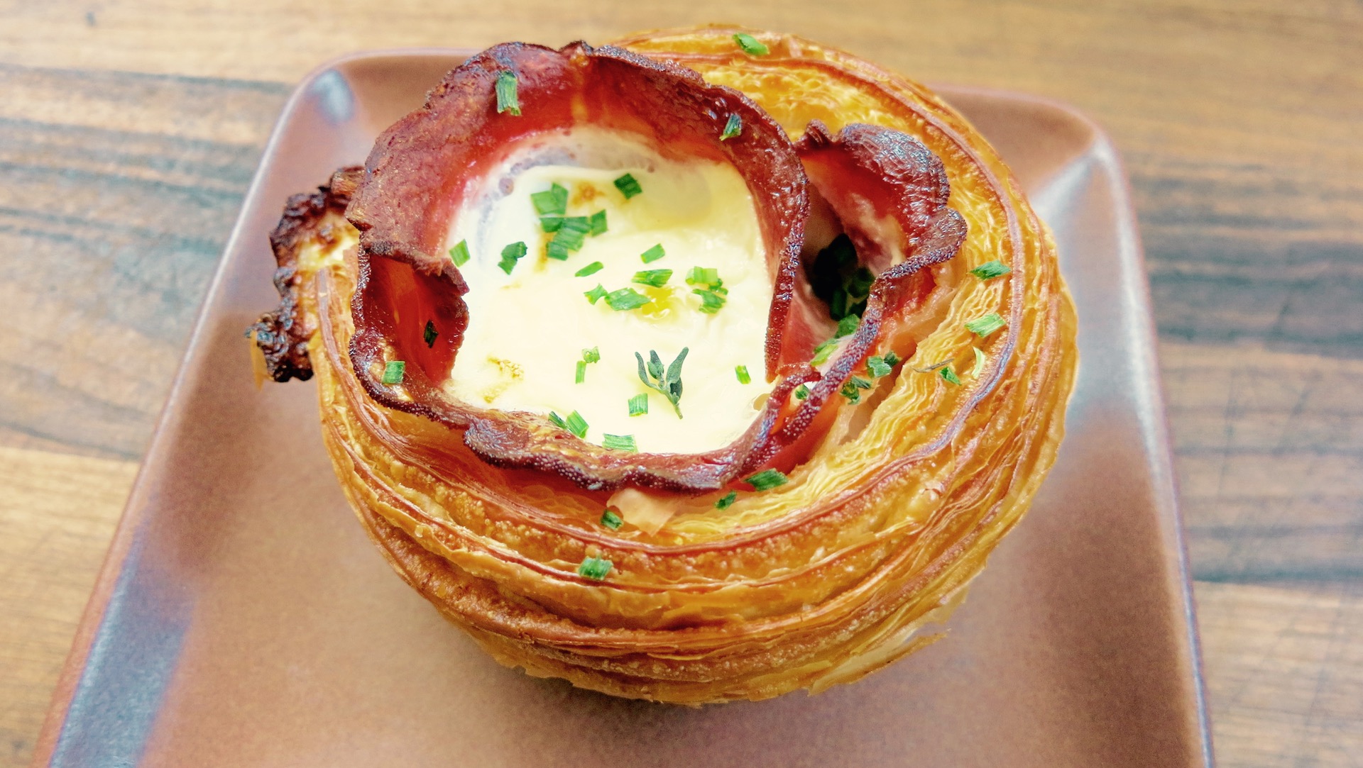 The magnificent ham-and-cheese croissant from Fournée Bakery.