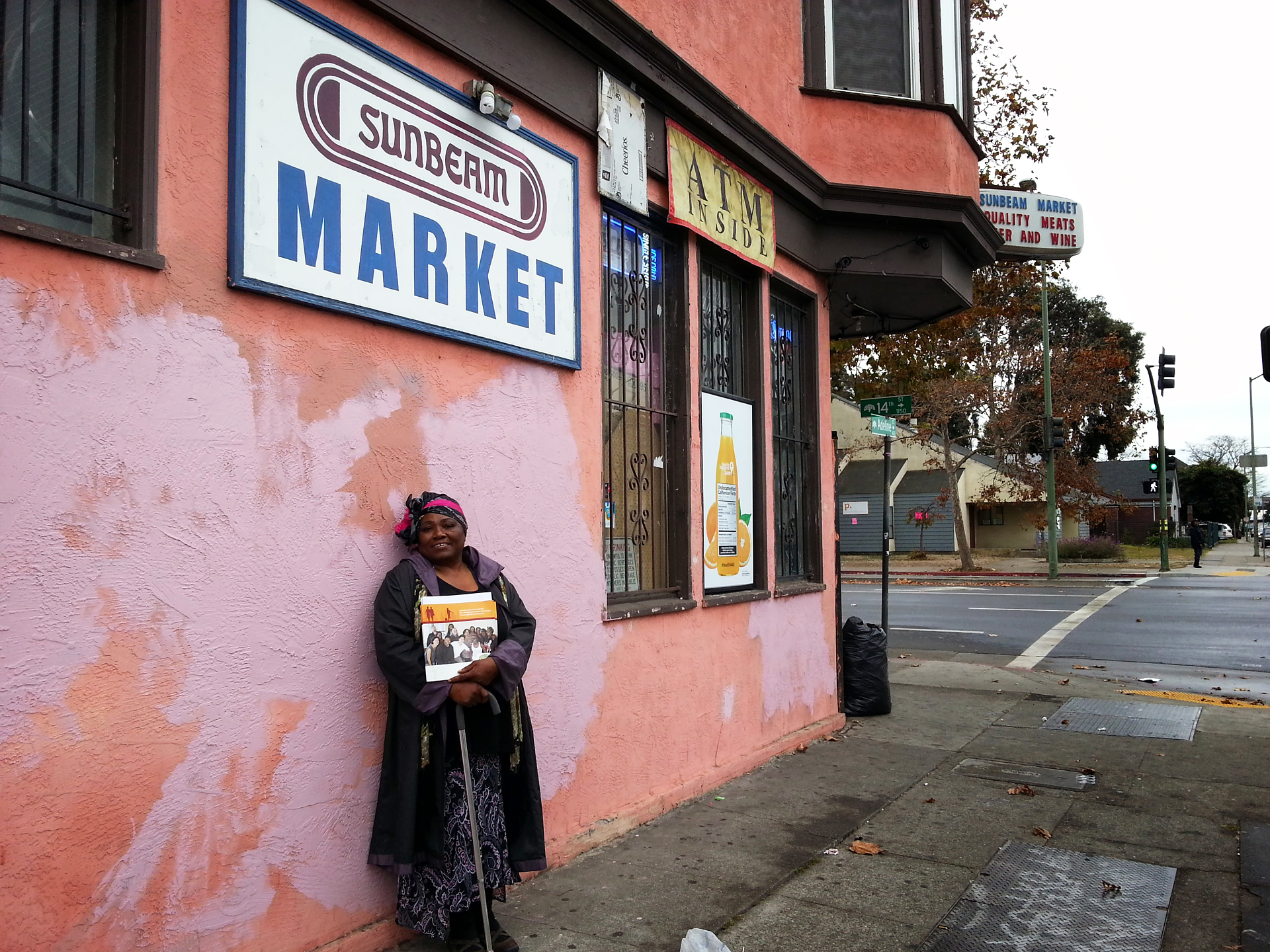 Paula Beal, HOPE Healthy Corner Store Leader, has been helping out with the transition of Sunbeam Market in West Oakland.