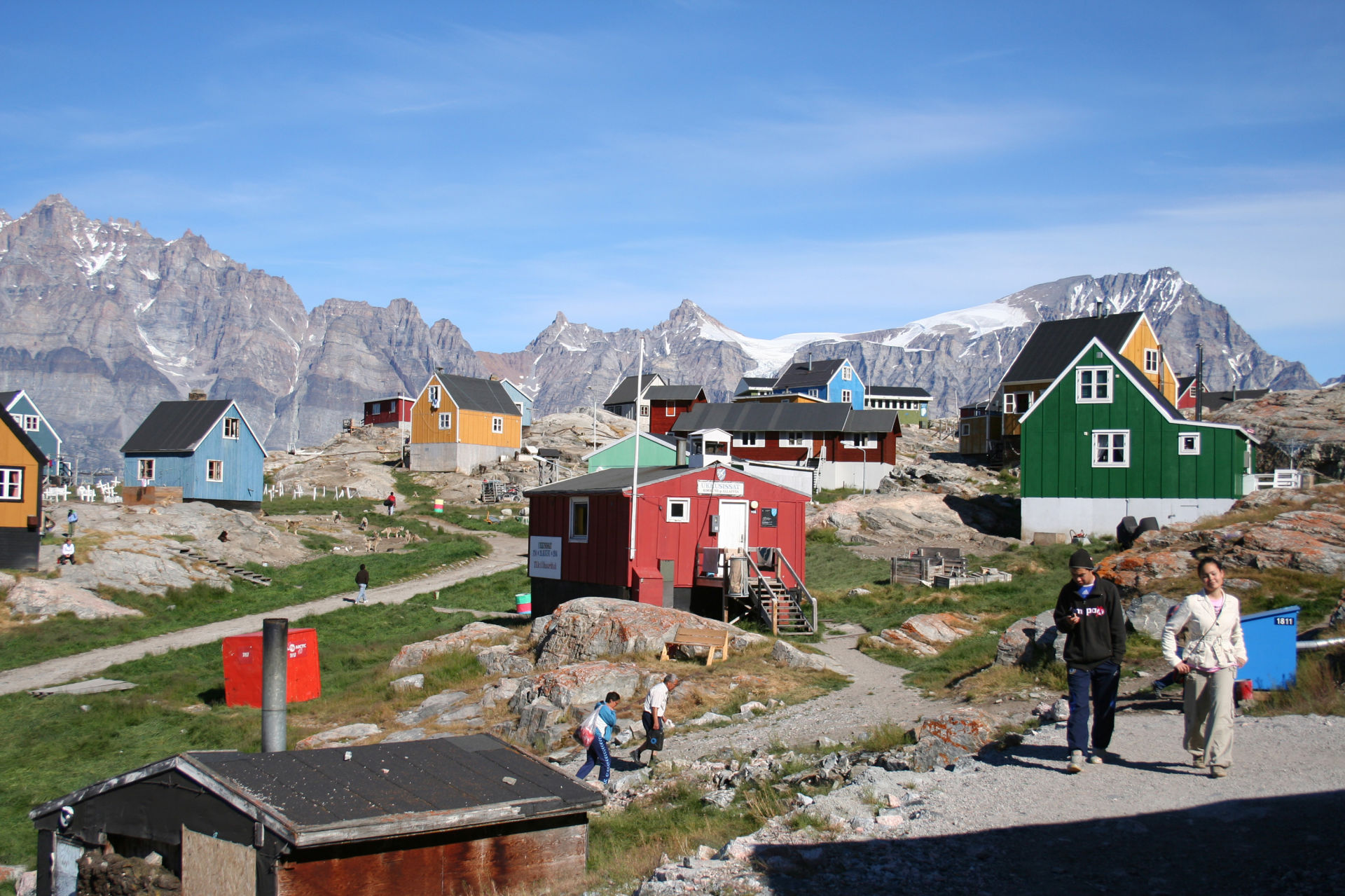 The village of Ukkusissat, Greenland, near where the researchers conducted their study of the Inuit diet.
