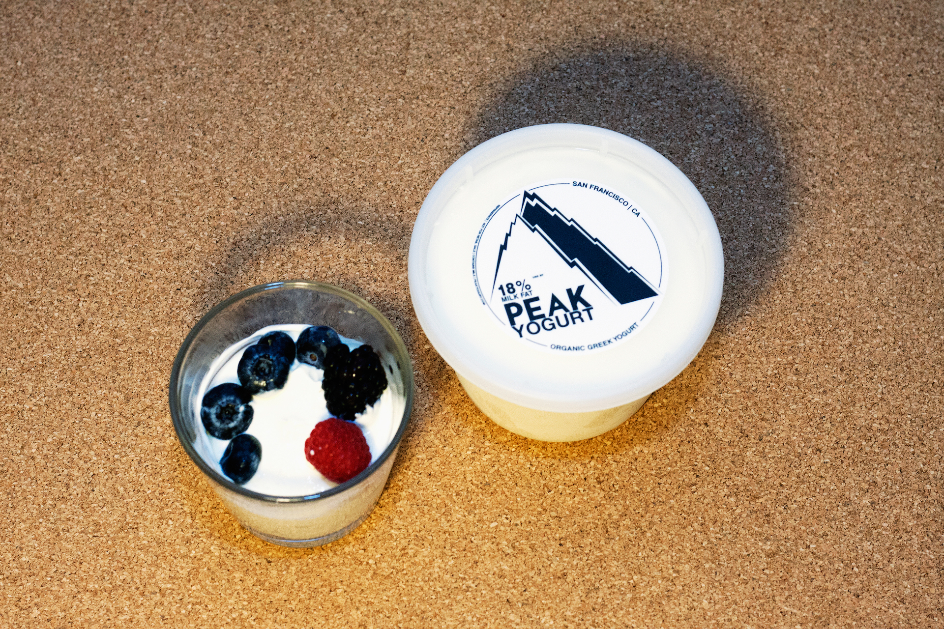Peak Yogurt tastes great with berries or honey, says Sims, just like other yogurts.