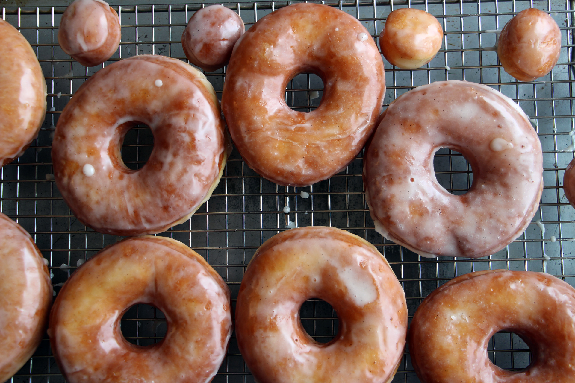 Vanilla Bean Glazed Raised Donuts