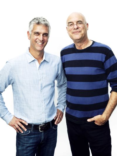 Former New York Times food writer Mark Bittman (right) with Andy Levitt, the founder and CEO of The Purple Carrot.