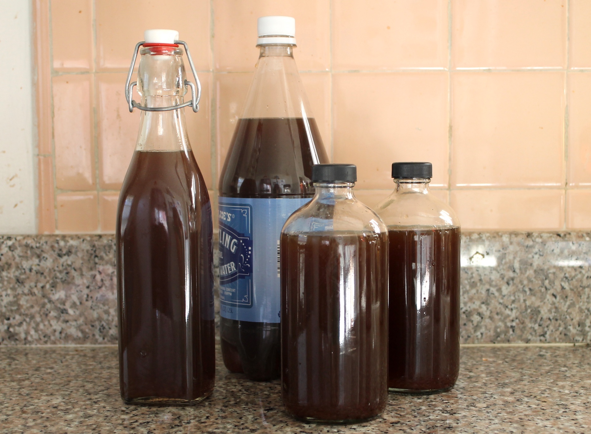 I always use at least one plastic bottle when making homemade soda — it makes it easy to monitor carbonation.