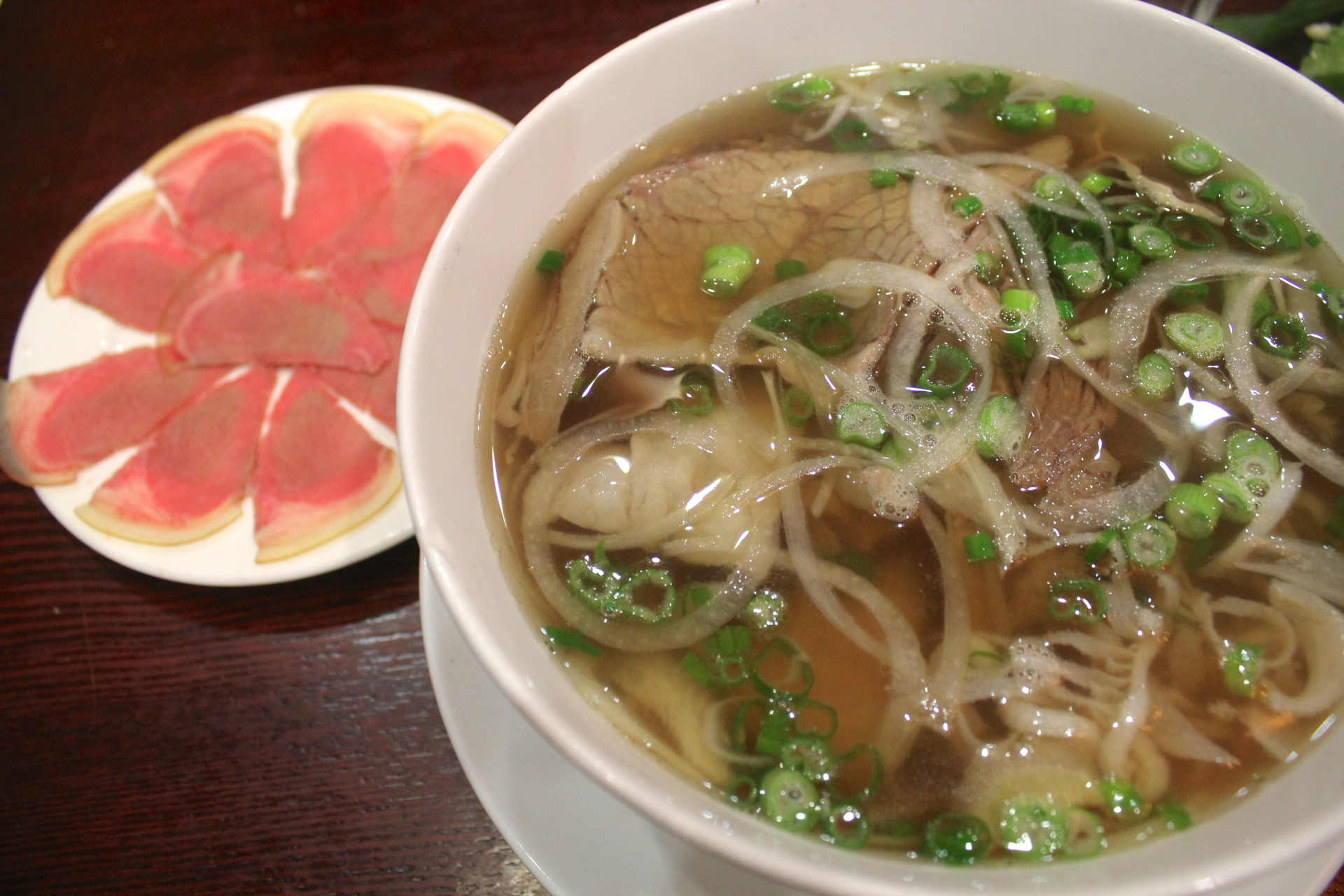 The smoked veal special pho at Pho 90 Degree.