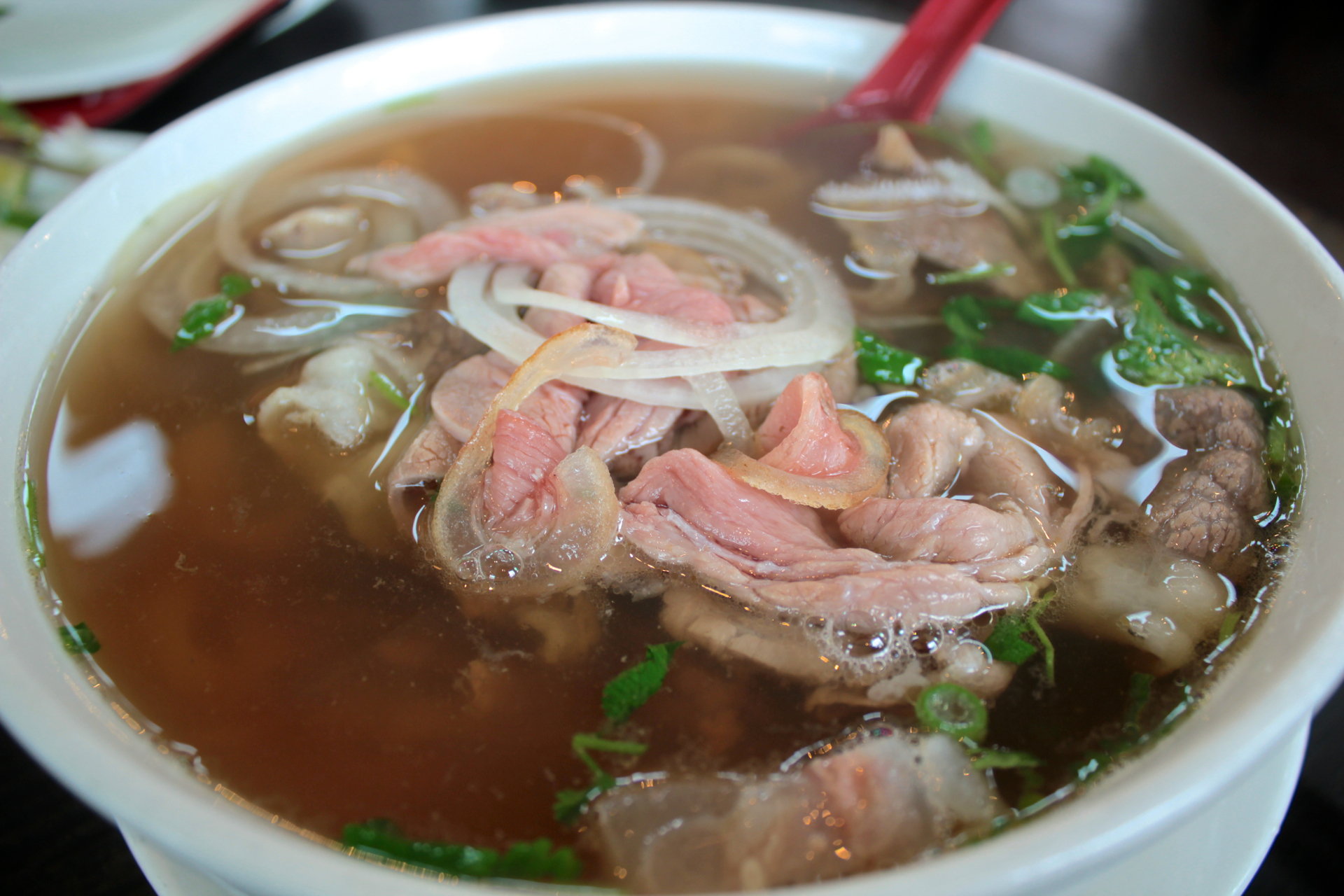 The smoked veal special pho at Pho Factory. 