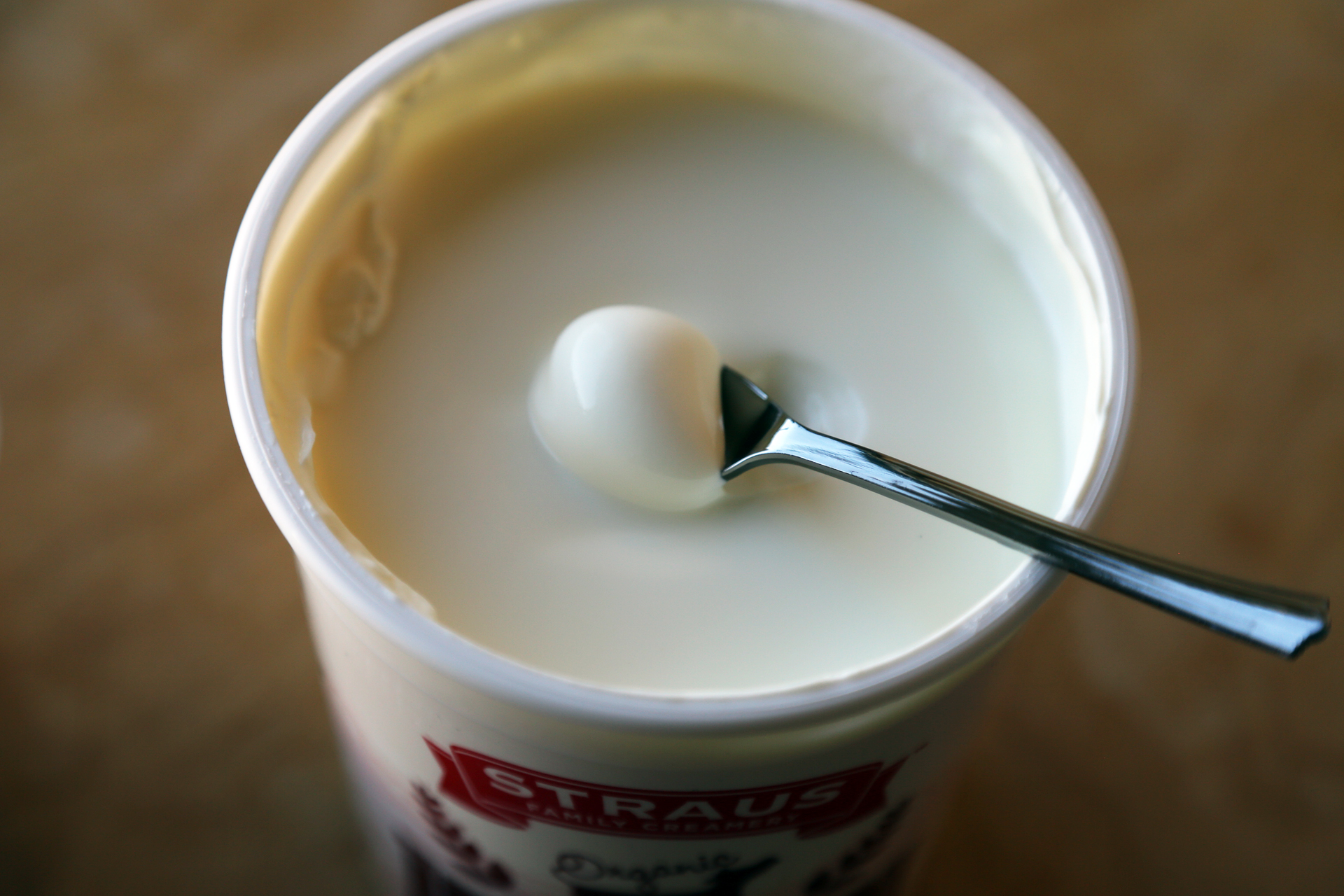 Straus Greek yogurt: Plain