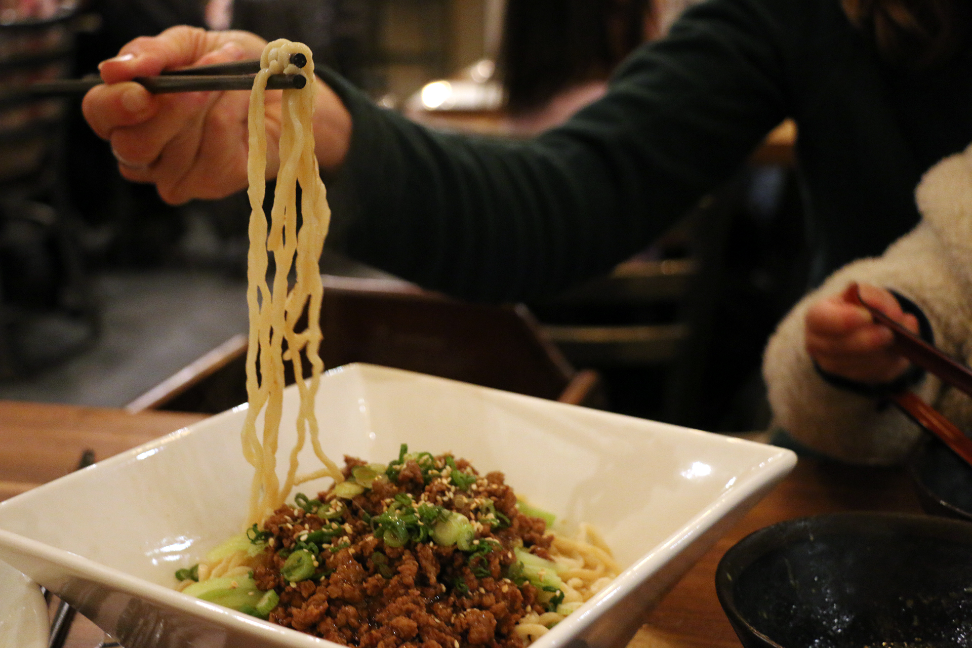 Noodle Theory’s signature ground pork with spicy bean paste.
