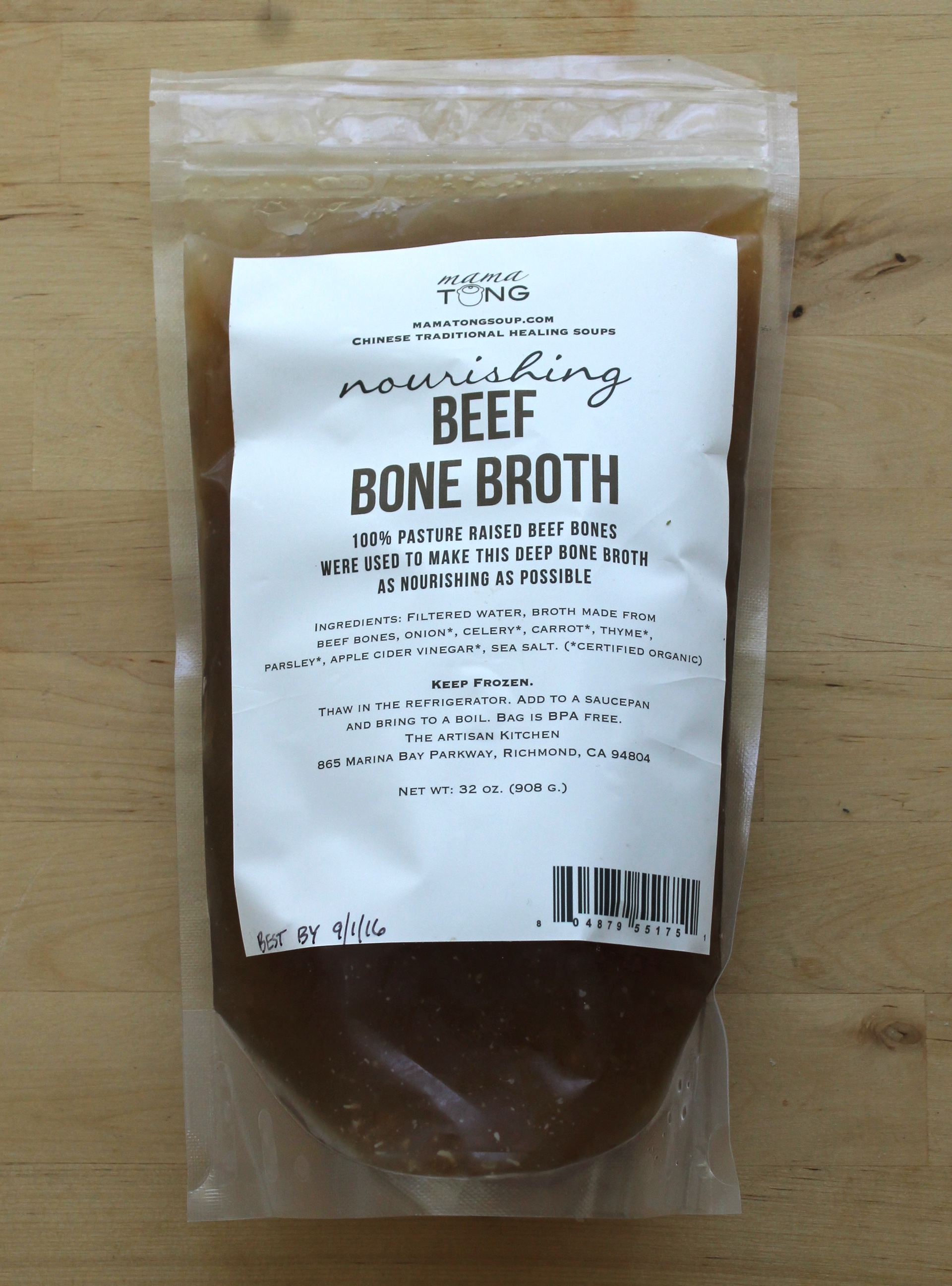 Mama Tong Nourishing Beef Bone Broth.