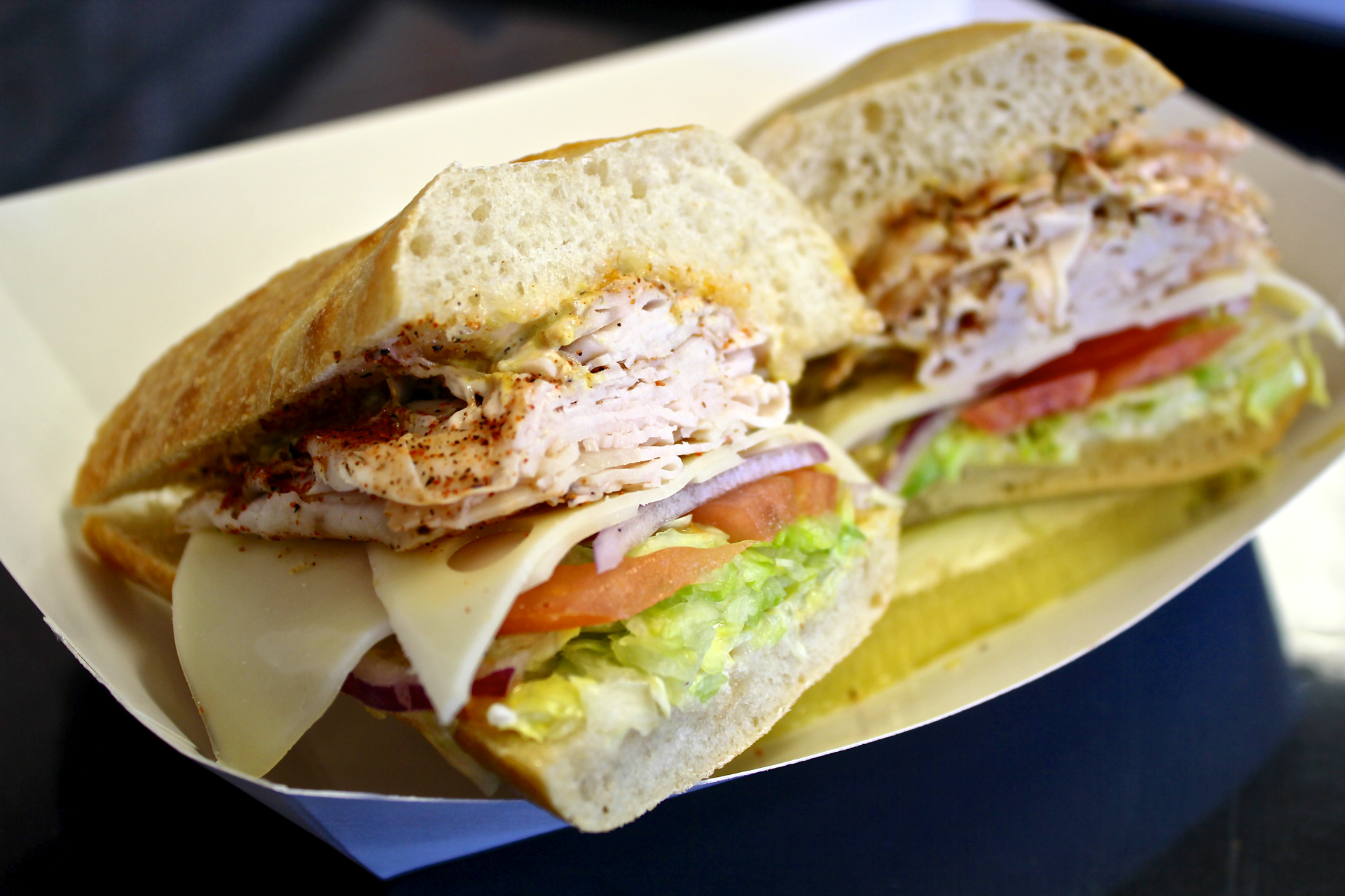 The spicy turkey sandwich at California Sourdough.
