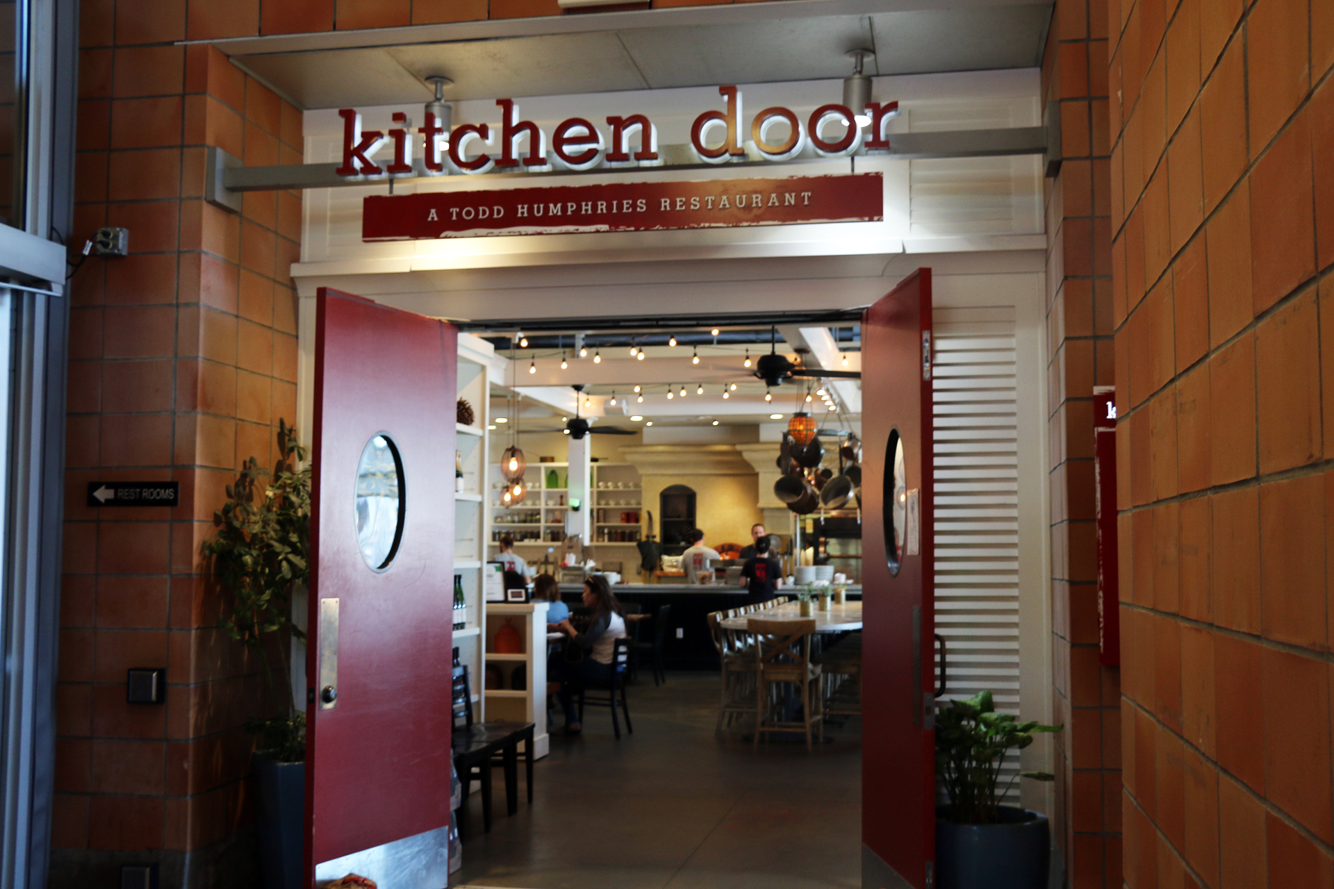 The Kitchen Door, a separate sit-down restaurant featuring chef Todd Humphries’ locally inspired cooking.