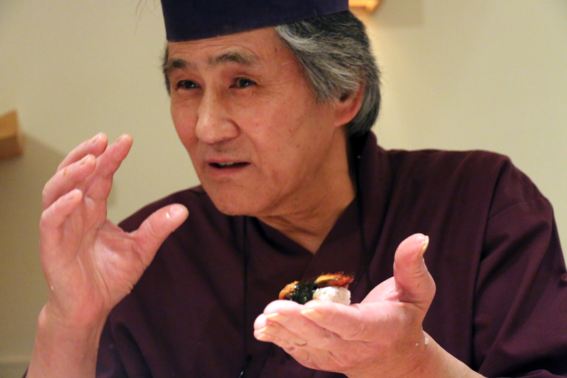 Chef Aki Kawata rules the roost at Sushi Sho.