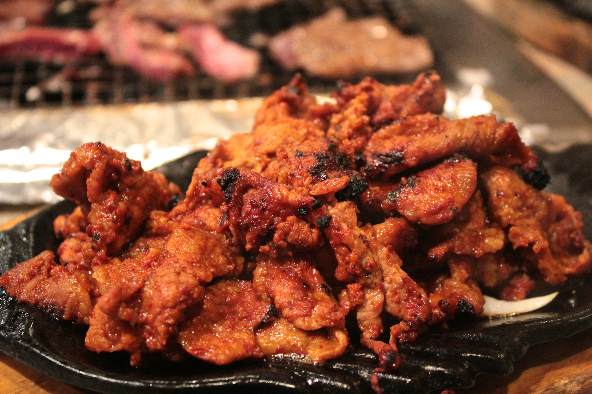 Spicy pork bulgogi at Han Sung.