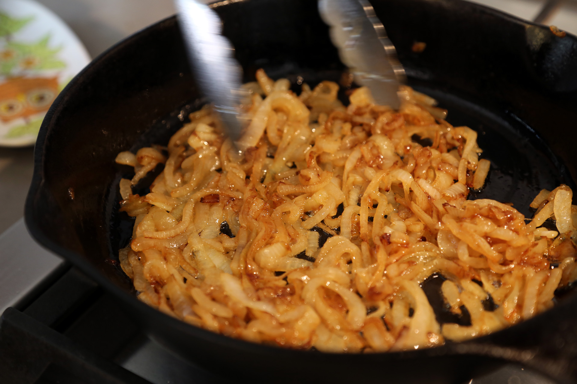Caramelize the onions