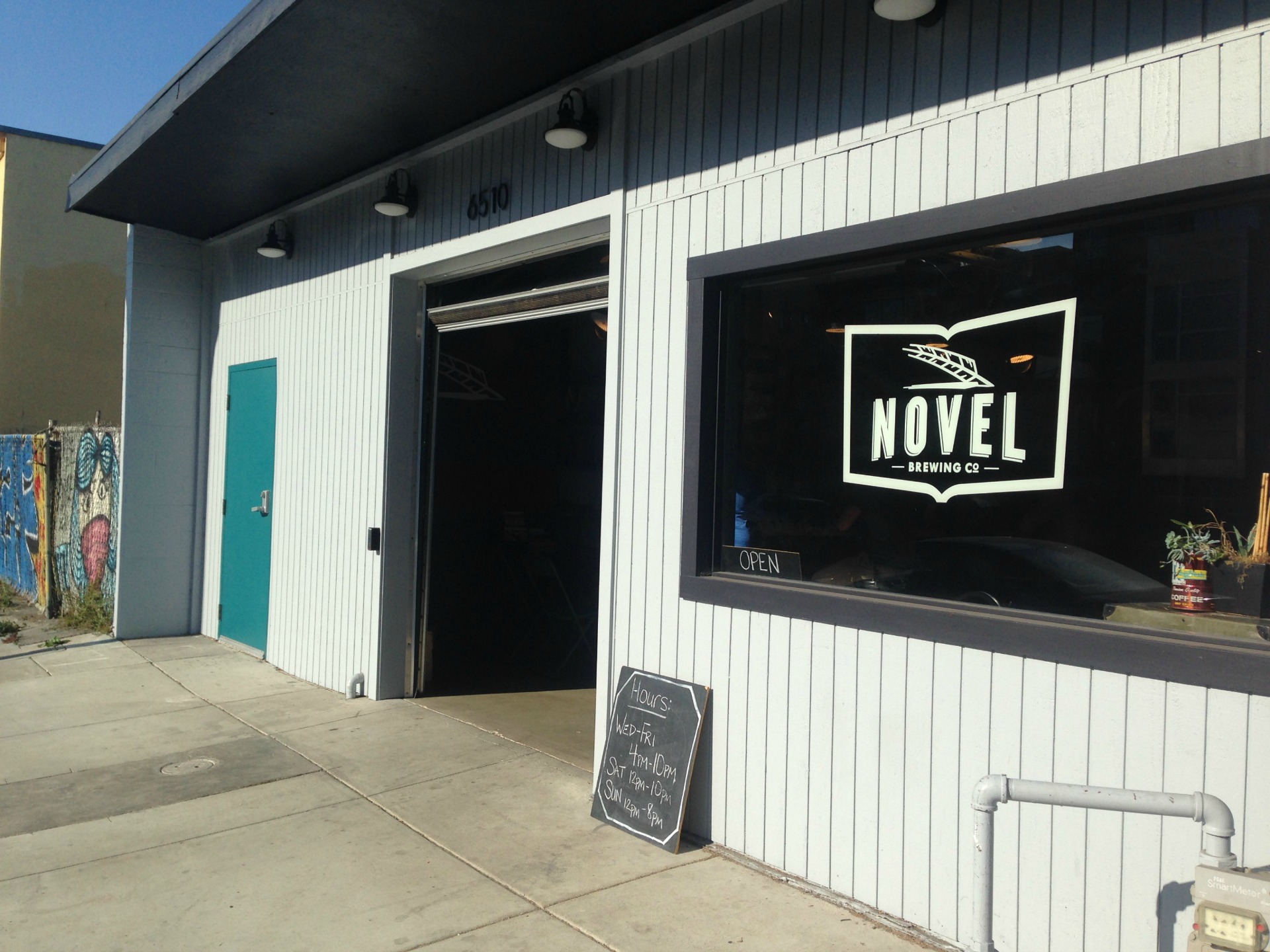 Novel Brewing is located in Oakland's Golden Gate neighborhood.