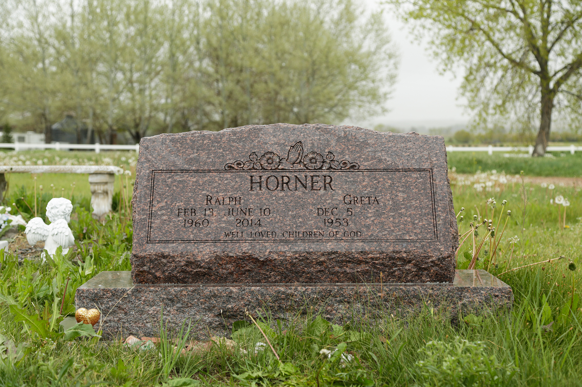Ralph "Ed" Horner is buried a short drive from his rural Larimer County home.