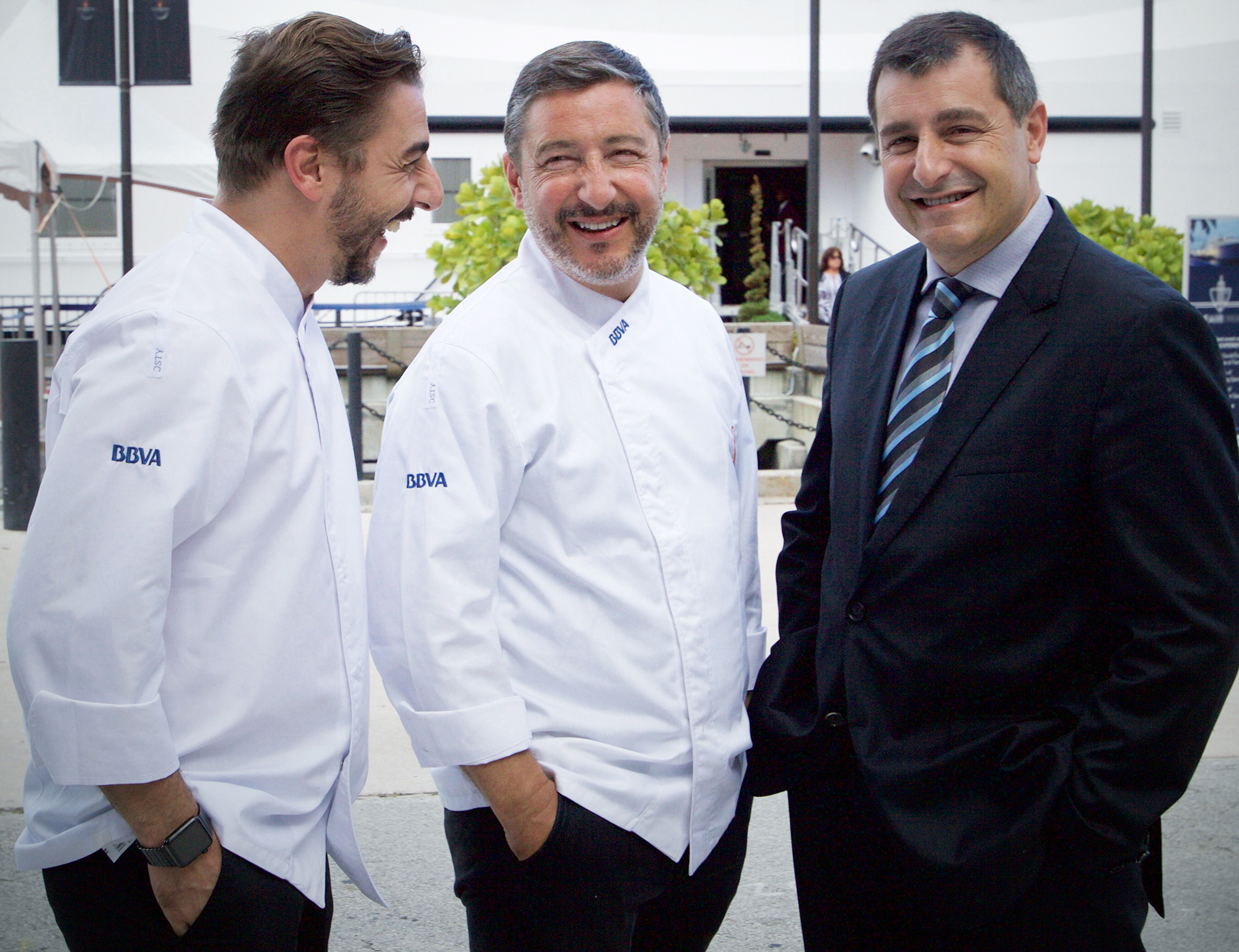 File photo of the Roca brothers, who run El Celler de Can Roca, a top-rated restaurant in northeast Spain. From left to right: Jordi, Joan and Josep Roca.