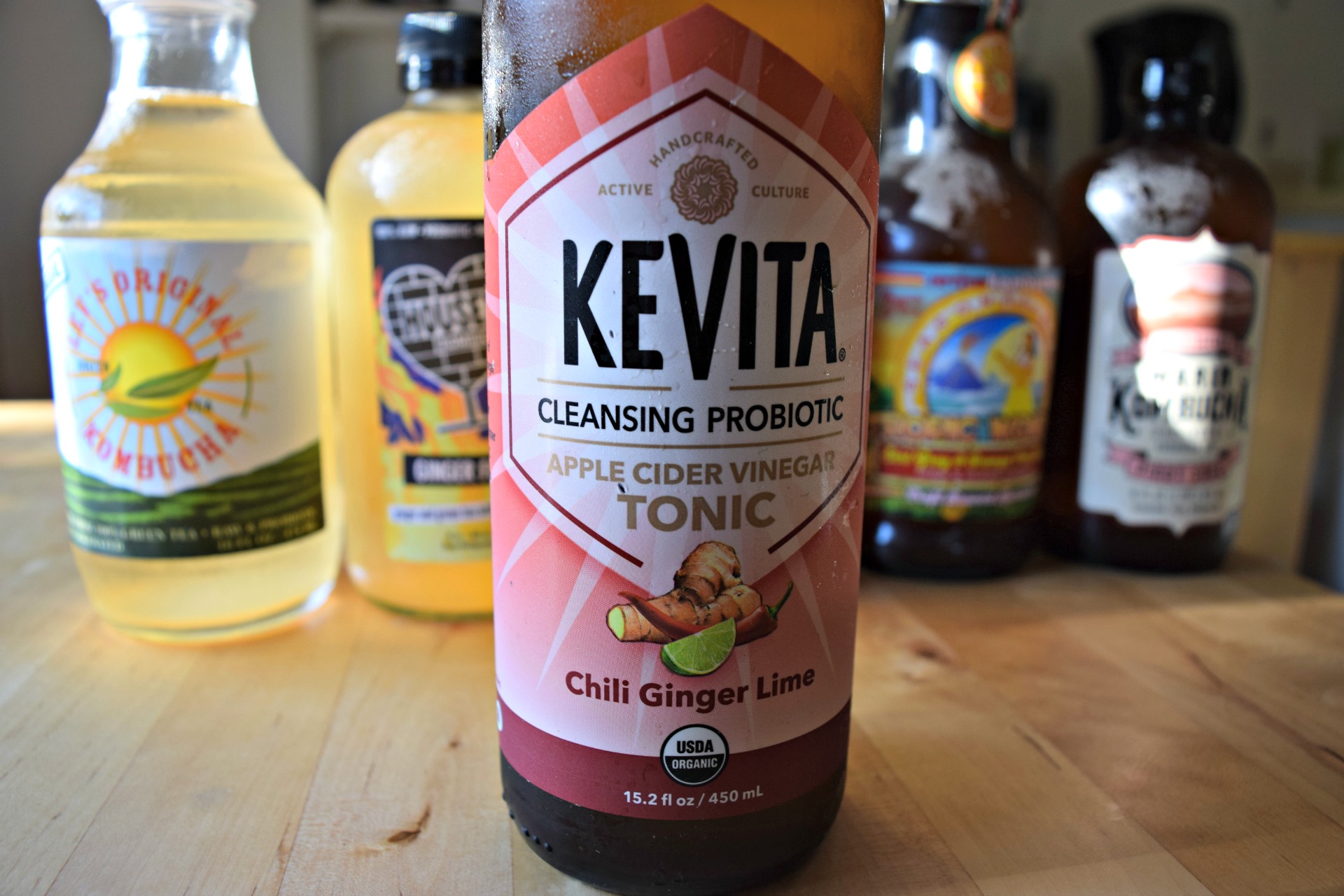 Kevita's Chili Ginger Lime tonic.