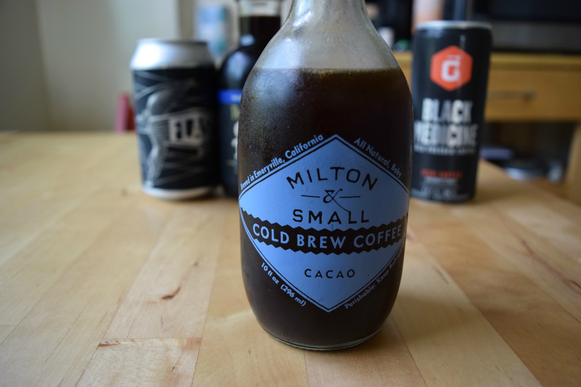 Cold brew with cacao nibs from Emeryville's Milton & Small.